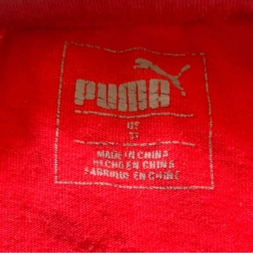 Puma Red Long Sleeve Shirt & Fleece Hooded Jacket - Picture 3 of 4